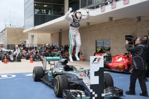 Hamilton at the F1