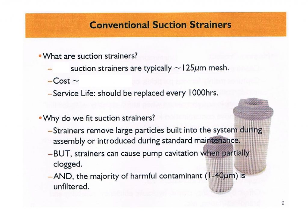 Conventional Suction Strainers
