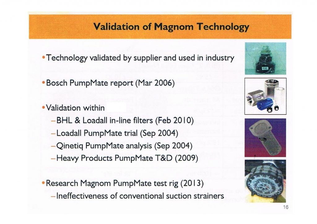 Validation of Magnom technology